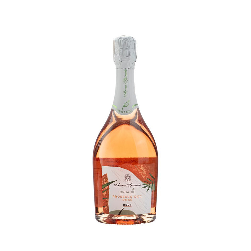 Rožinis ekologiškas putojantis vynas Prosecco Rose DOC BRUT